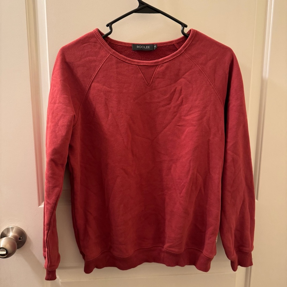 Roolee Red Crewneck Sweatshirt